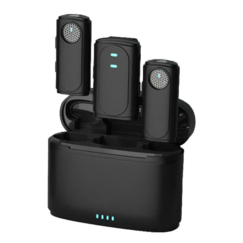 

Беспроводной петличный микрофон с шумоподавлением, запись аудио и видео, микрофон для прямого эфира для интервью, для iPhone 3,5, с интерфейсом