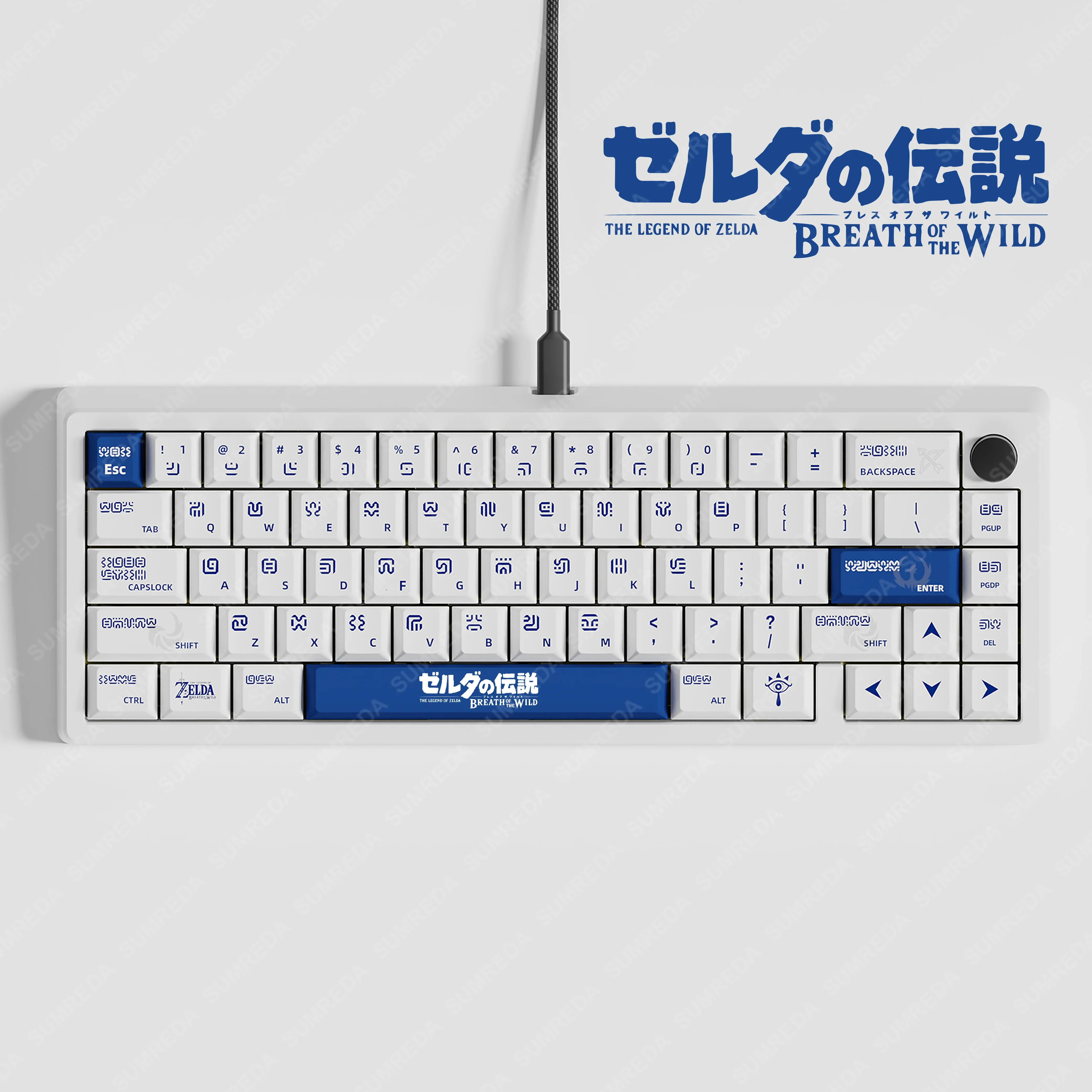 Колпачки для клавиш с тематикой игры Zelda колпачки краской-SUB Cherry PBT профиль 125