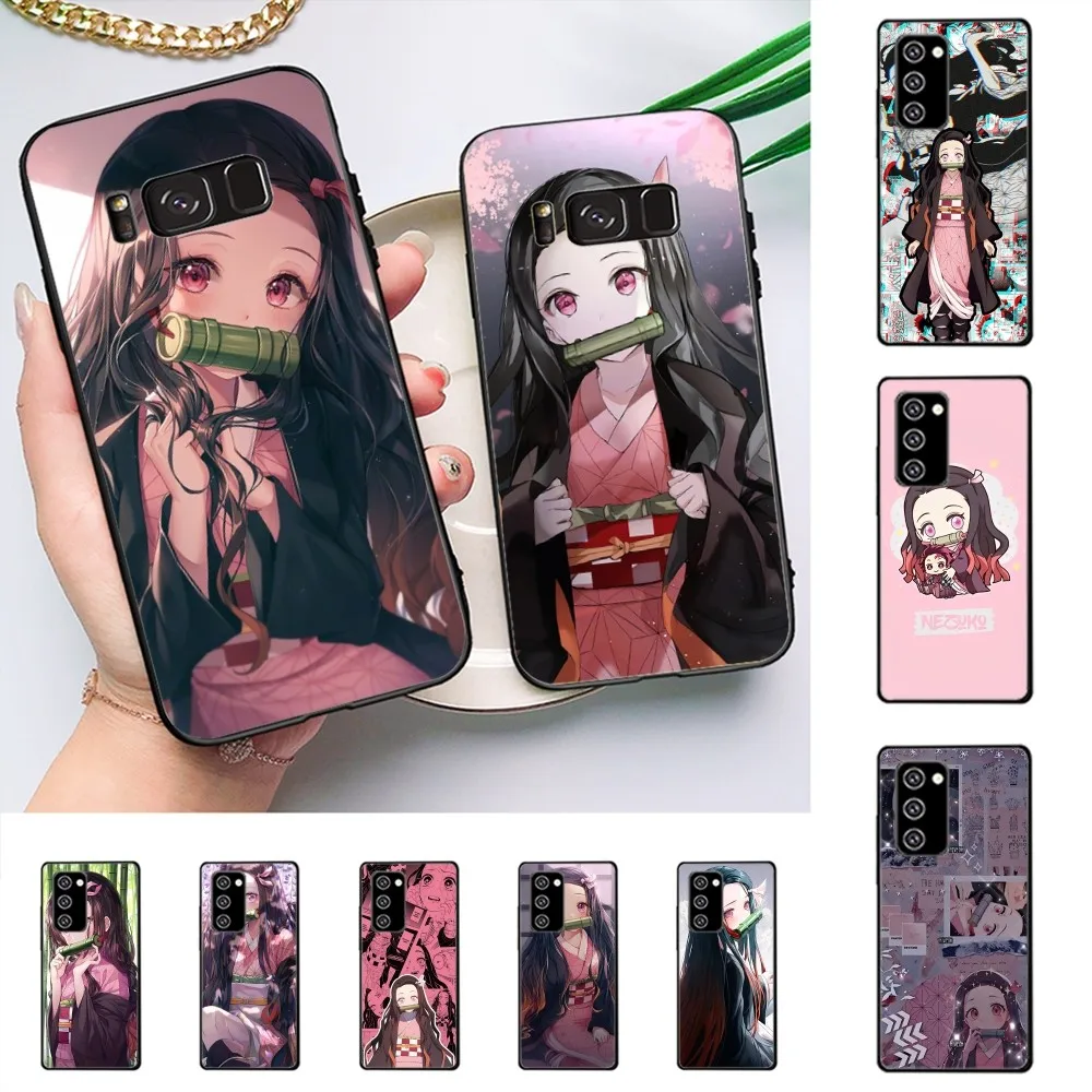 Nezuko Demon Slayer коллаж чехол для телефона Samsung J 7 plus 7core J7 neo J6 prime J4 J5 Mobile Cover