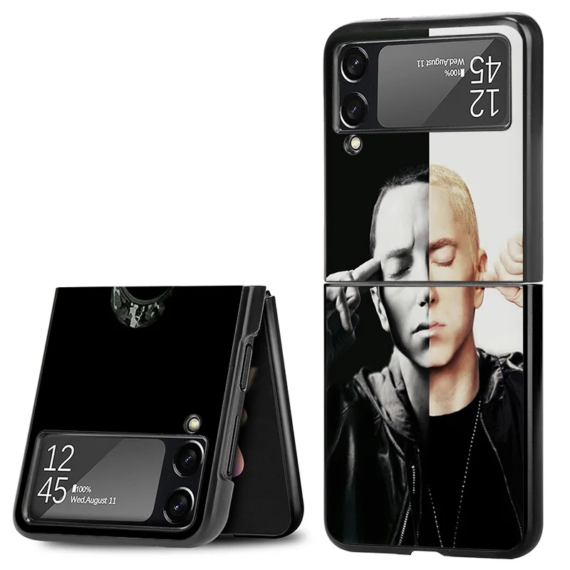 Матовый чехол для телефона Samsung Galaxy Z Flip6 5G Flip5 Flip4 Flip3 ZFlip 6 3 4 5 Eminem RAP GOD жесткий