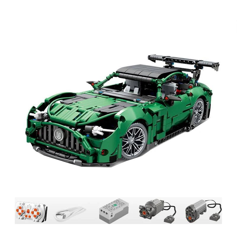 

High-Tech APP RC Racing Car Super Racing Car Technical AMG Green Goblin Model Building Bricks Educational Toys Christmas Gift