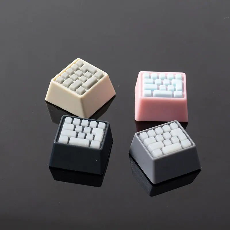 Игровая клавиатура Teclado PBT Key cap WASD Arrow ESC 4 клавиши 1U механическая RGB с подсветкой