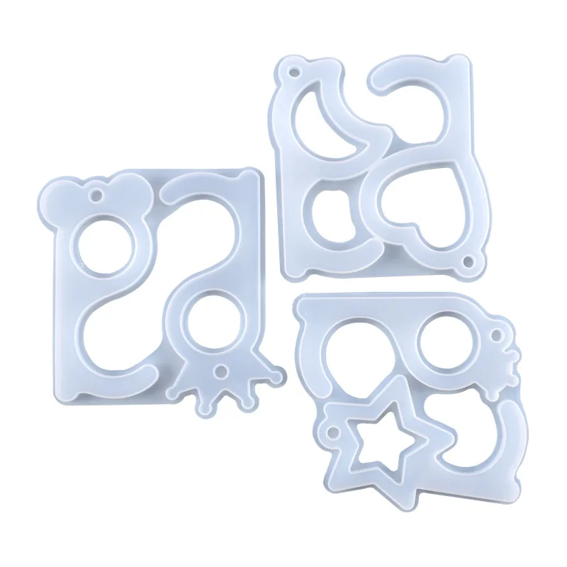 Креативная звезда полый брелок для ключей кольцо аксессуары сделай сам