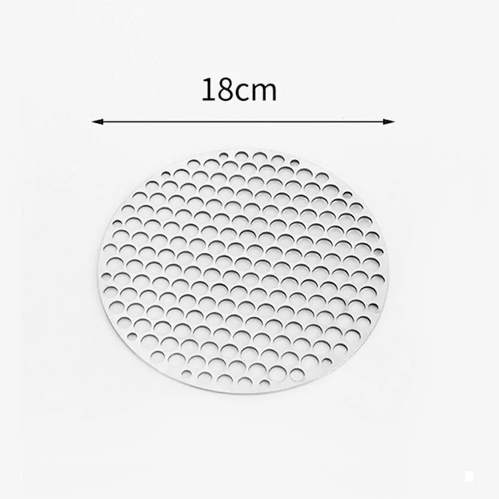 

Round Barbecue BBQ Grill Net Meshes Racks Grid Round Grate Steam Net 304 Stainless Steel Wire Oven Grill Sheet