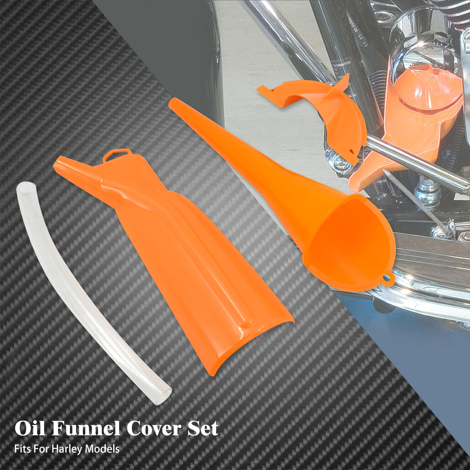 

Воронка для заливки масла + крышка воронки для фильтра мотоциклетная бензиновая масляная Воронка + Первичная лампа для заливки масла для Harley Touring FLHR Dyna FXDL XL883