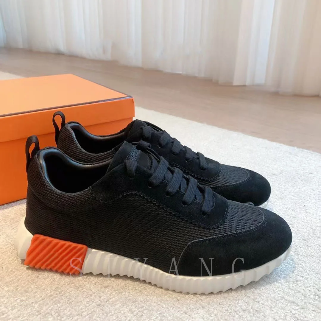 Классические модные прогулочные туфли дышащие нескользящие на плоской подошве с