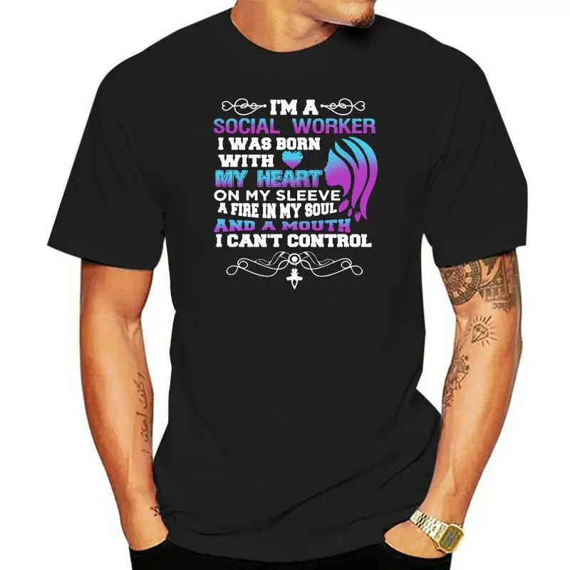 

Men t shirt Social Worker Profession Job Title tshirts Women t-shirt