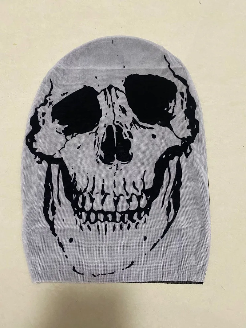 Мужская страшная маска с полным покрытием из спандекса Сетчатая Маска на капюшон