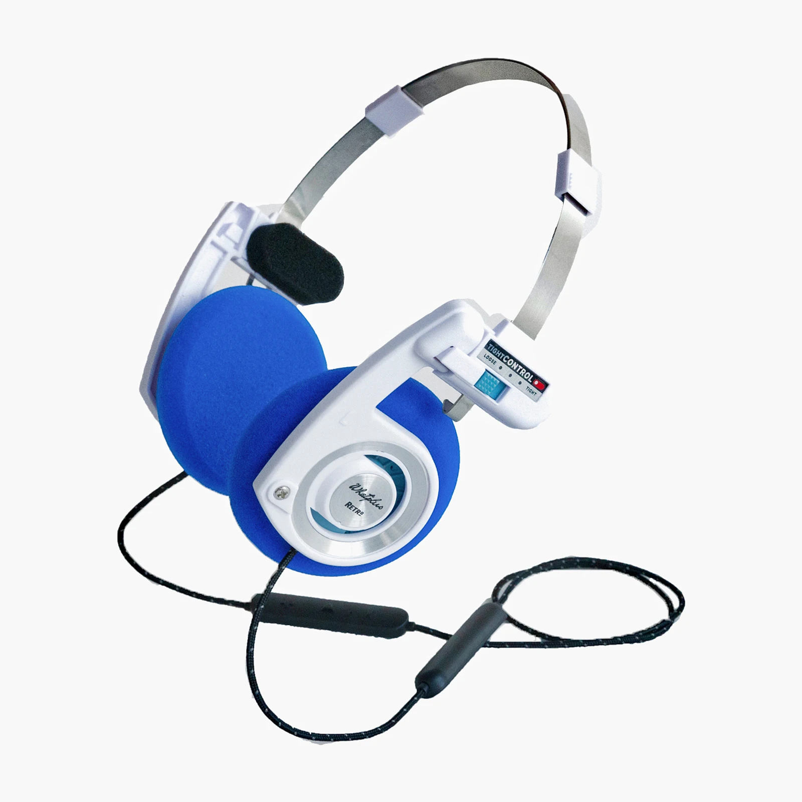 OKCSC Wireless Bluetooth 5.2 Retro Headphones 40mm Driver Integrated Microphone & Remote Open-Back On-Ear Stereo Headset enlarge