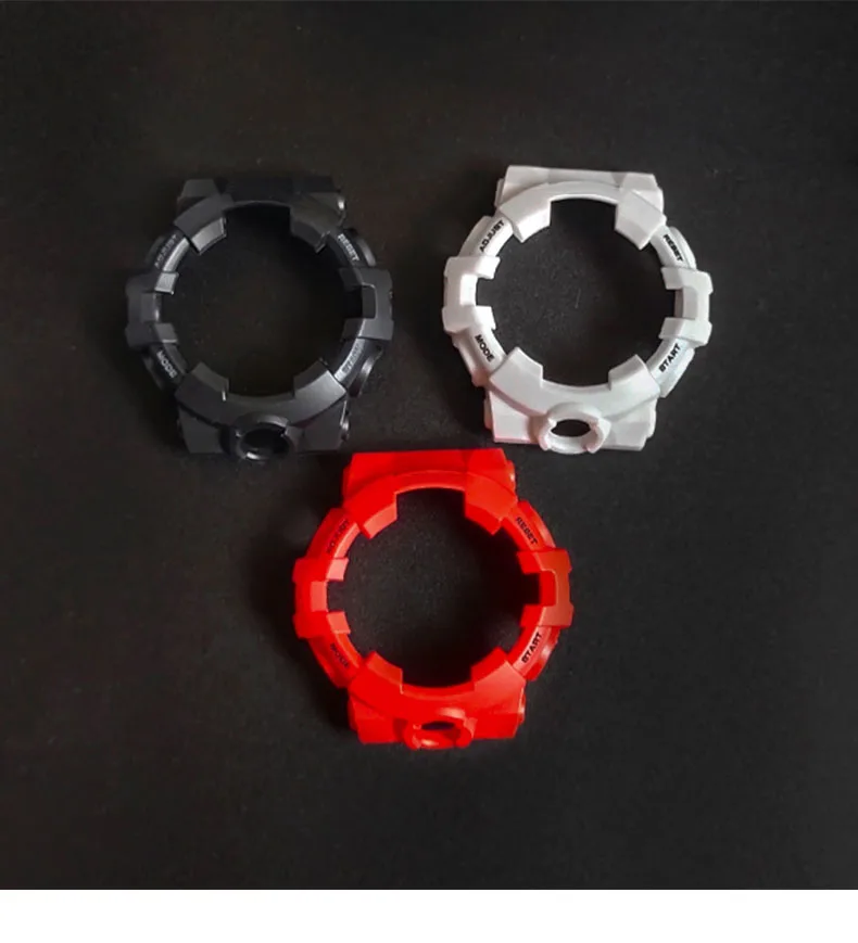 Soft Resin Watch Strap Bezel for GA700 GA-700SK GA710 GA735 Watchband Case Men Watch Band Case Rubber Bracelet