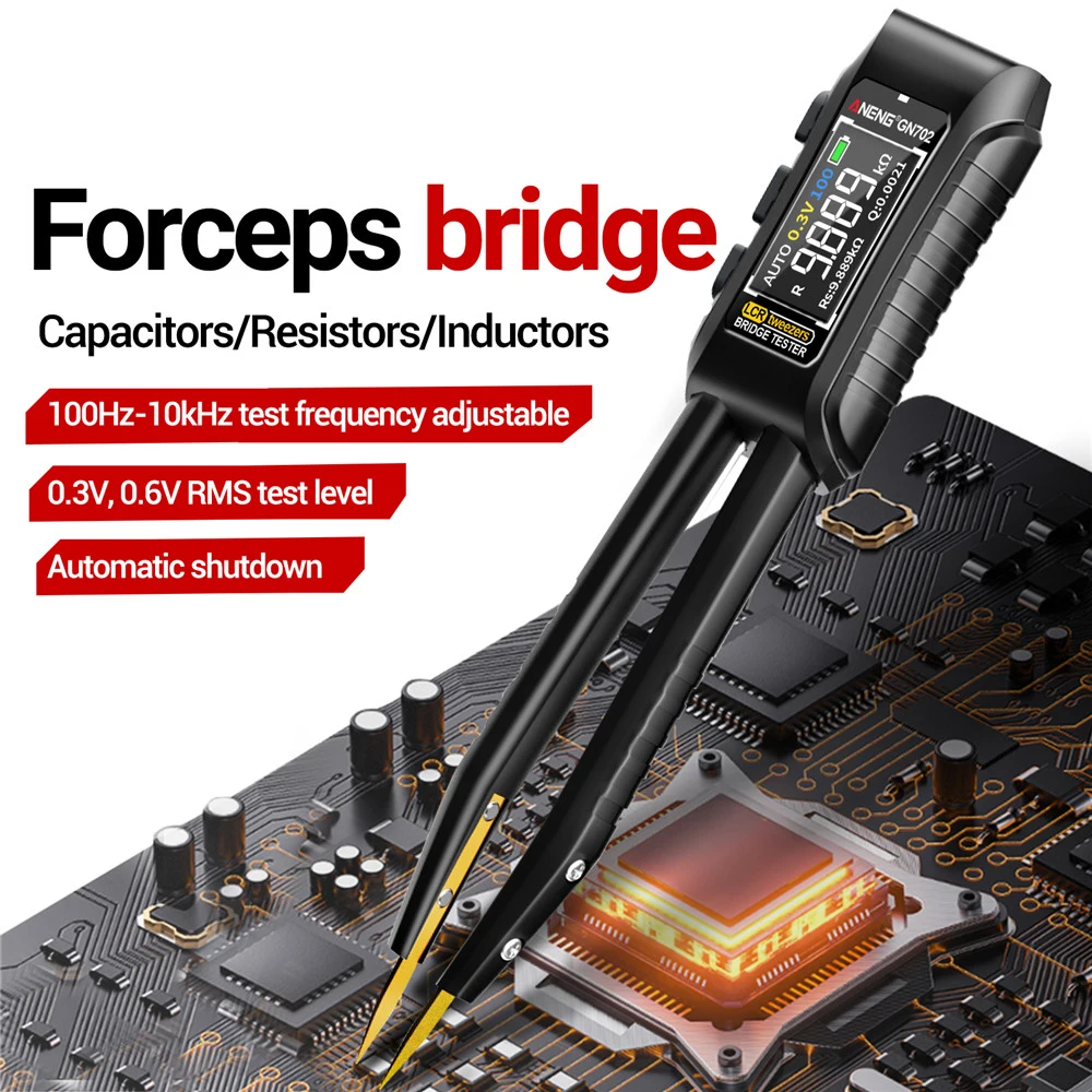 LCR SMD тестер GN702 интеллектуальный литиевый аккумулятор сопротивление емкость