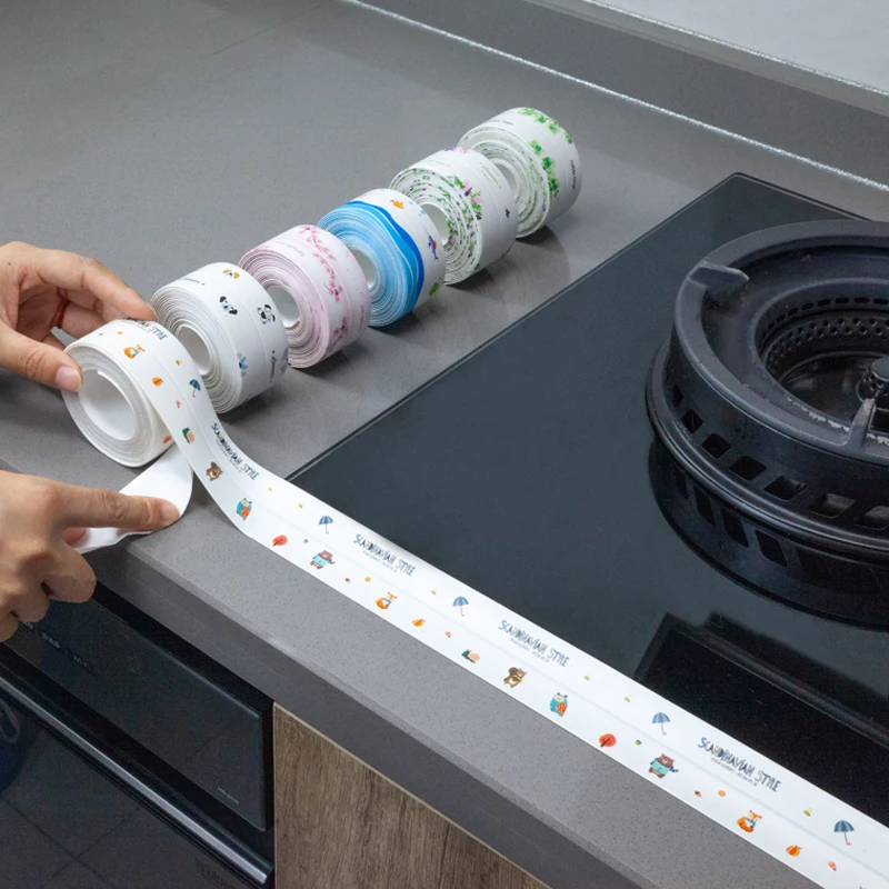 

Acrylic Waterproof Wall Sticker Self Adhesive Sink Stove Crack Strip Kitchen Bathroom Bathtub Corner Sealant Tape Waterproof