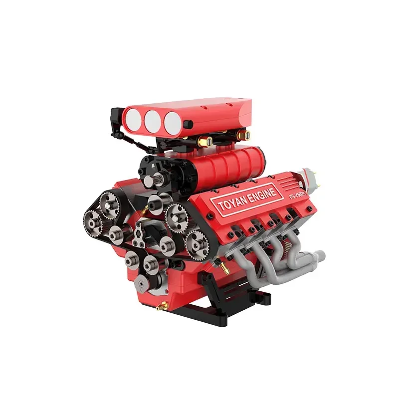 Двигатель TOYAN V8 двигатель 28 куб.см с наддувом восьмицилиндровый бензиновый
