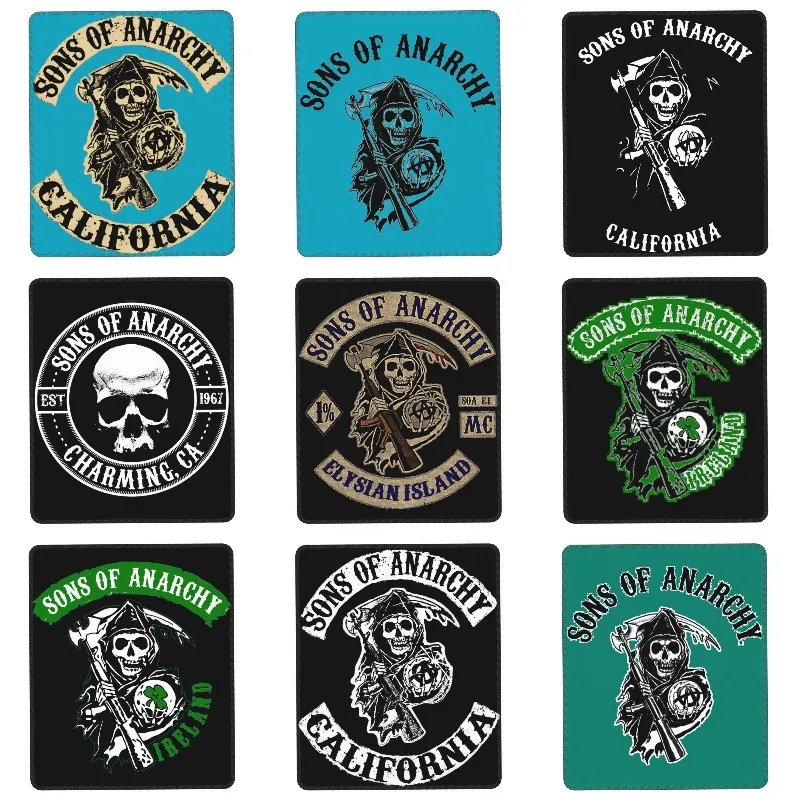Компьютерные коврики для мыши Sons Of анархии мягкий коврик со сшитыми краями