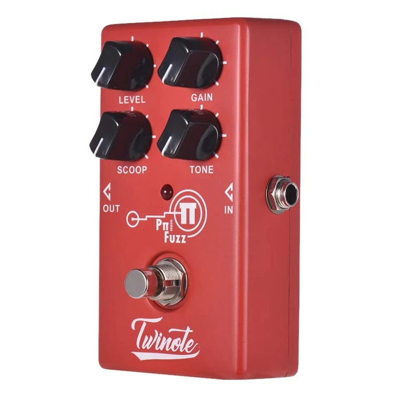 Twinote Pπ FUZZ Аналоговый современный гитарный эффект-педальный процессор Полностью металлический корпус Аксессуары включены.