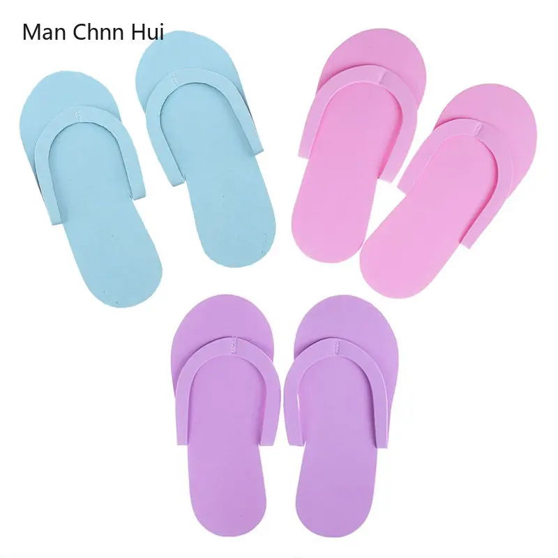 48 Pairs Disposable Flip Flops Beauty Salon EVA Slipper Bathing Flip-Flops for Spa Pedicure Nail Home Slippers Hotel Sandals