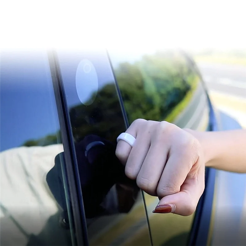 Белый смарт-кольцо-брелок для ключей NFC замена Tesla Model 3 Y чтобы заменить брелок 59 мм