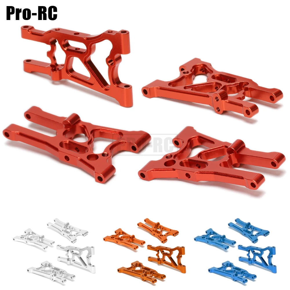 

4Pcs Aluminium Alloy Front and Rear Suspension Arm Set 107899 107900 For RC HPI KEN Block WR8 Flux