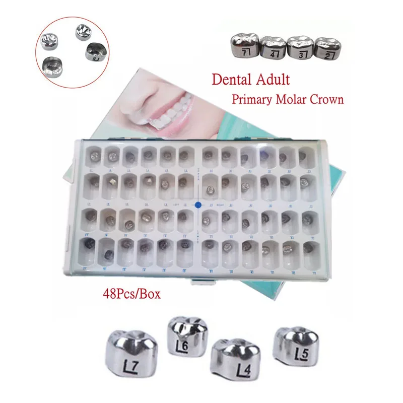 48 шт./компл. первичная корона для взрослых стоматологическая перманентная