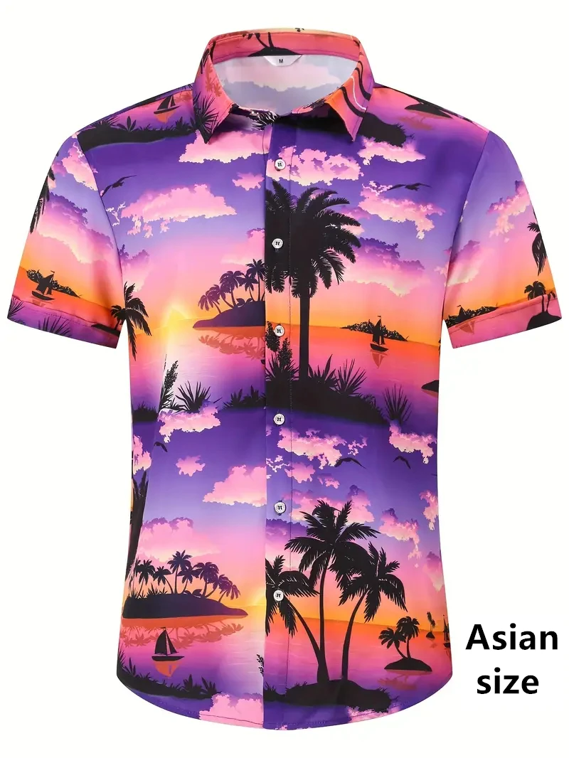 Новинка 202 винтажные элегантные мужские гавайские рубашки модные топы с