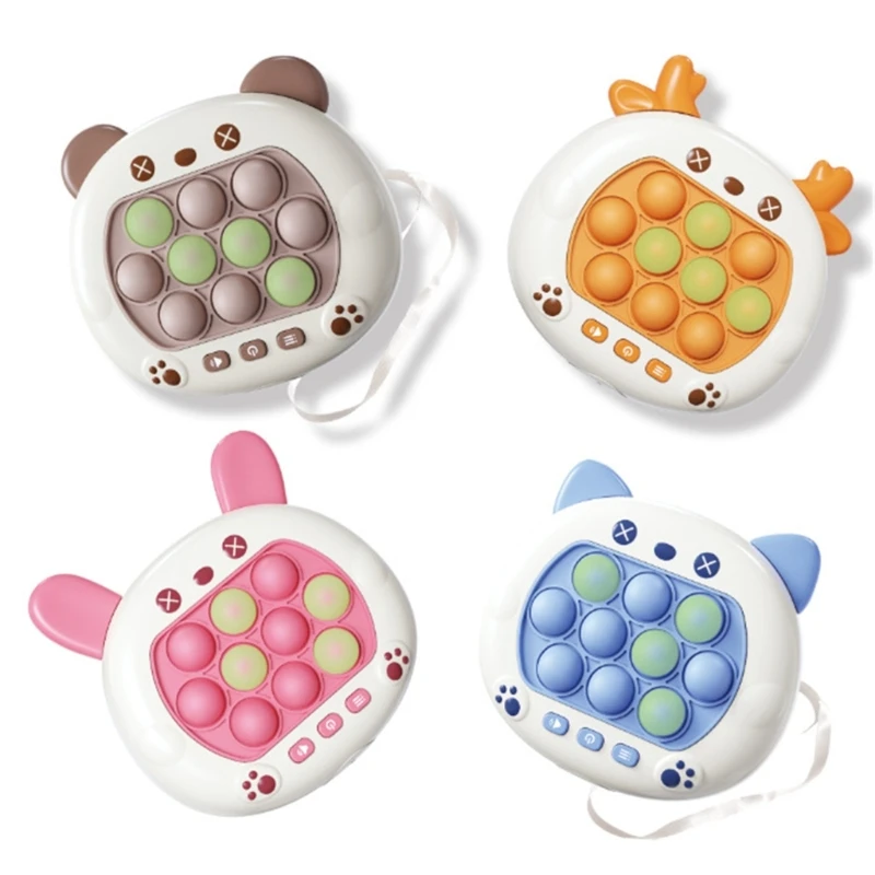 

Ручная игровая консоль Push Bubble, забавная игрушка-головоломка WackaMole с рисунком, детская игрушка-головоломка для мелкой
