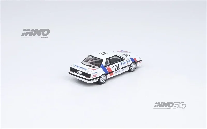 INNO 1:64 SKYLINE GTS-R(HR31) # 24 ДИЗЕЛЬ KIKI JTC 1988 г. литая под давлением модель автомобиля