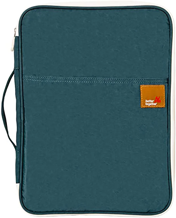 

A4 Document Bags Portfolio Organizer Waterproof Business File Holder Travel Document Bags for Office Ipad Pen Notebooks