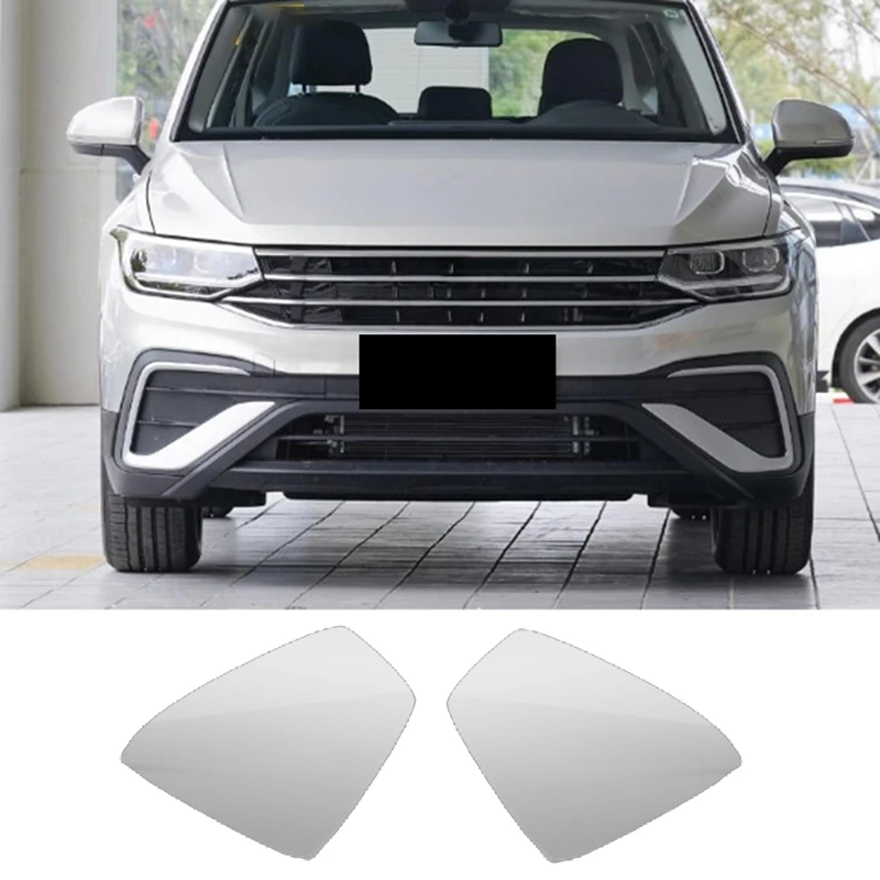 

1Pair Door Wing Side Mirror Glass Rearview Mirror Glass With Backing Plate For Volkswagen Tiguan 2017 - 2019