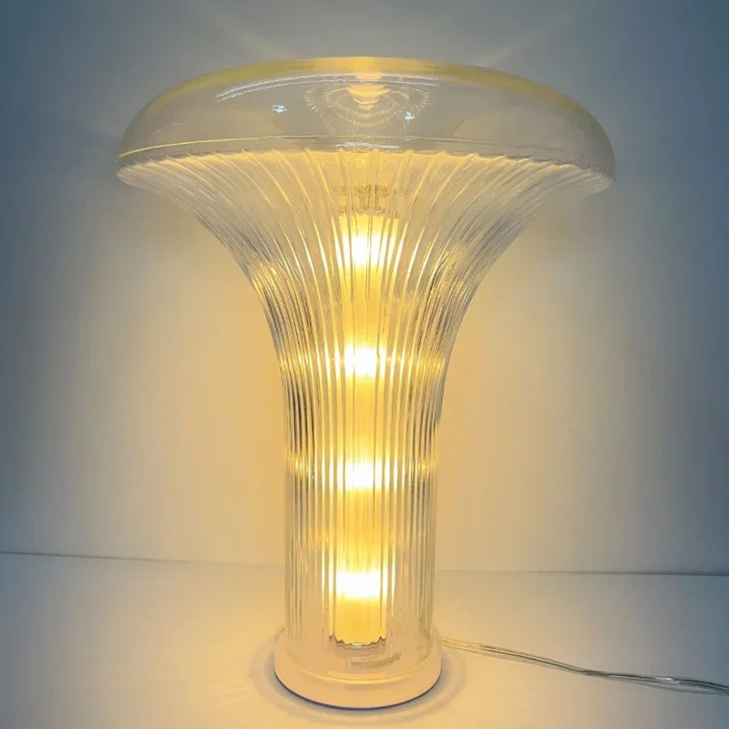 Скандинавская роскошная стеклянная настольная лампа дизайнерская галерея