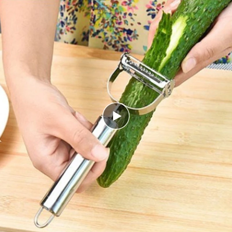 

Многофункциональный кухонный выдвижной нож для очистки с трубкой для хранения Овощечистка для очистки Apple Поставки Бытовые кухонные прина...