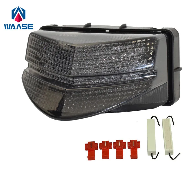 

Waase для Honda CBR600S CBR600F4i CBR600 F4i 2001 2002 2003 E-Mark, задний фонарь, стоп-сигналы поворота, встроенная светодиодная лампа