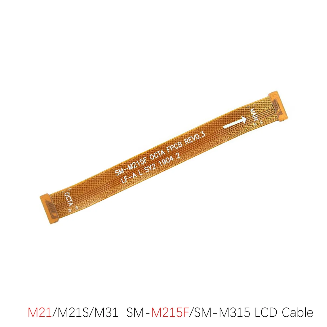 Основная материнская плата для Samsung M10 M105F M20 M205F M21 M215F Гибкий кабель с ЖК-разъемом