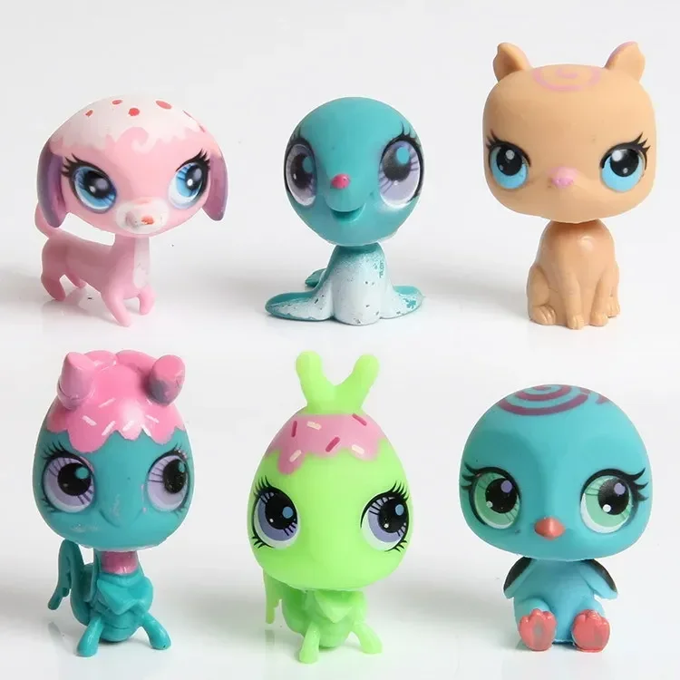 10 шт. редких фигурок Pet LPS: милые фигурки кошек и собак, маленькие редкие фигурки Pet LPS, игрушки-бобблхеды: котята, колли, спаниели (10 шт.лот) (art.: 3920d855cdcd5) - 3920d855cdcd5