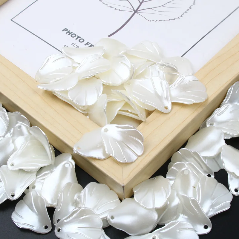 

50/100 шт., подвески в виде лепестков, ювелирные изделия «сделай сам» для изготовления аксессуаров