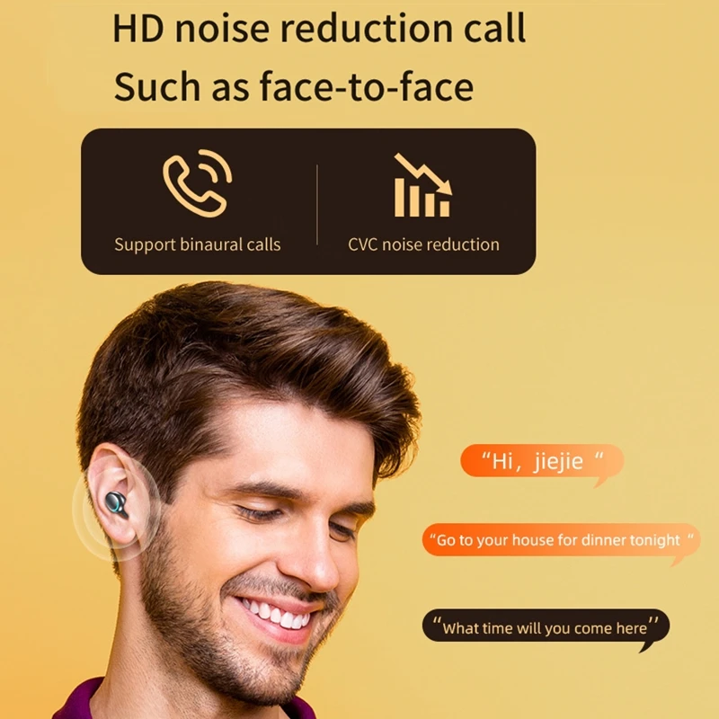 S9 TWS беспроводные наушники 5 1 Bluetooth-совместимые водонепроницаемая Спортивная