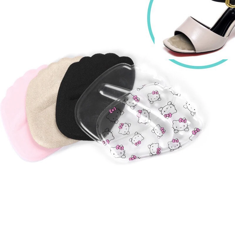 High Heels Insoles Half Yards Pad Silicone Soft Gel Inserting Insole Woman Forefoot Protection Pad Female Insert 1 Pair