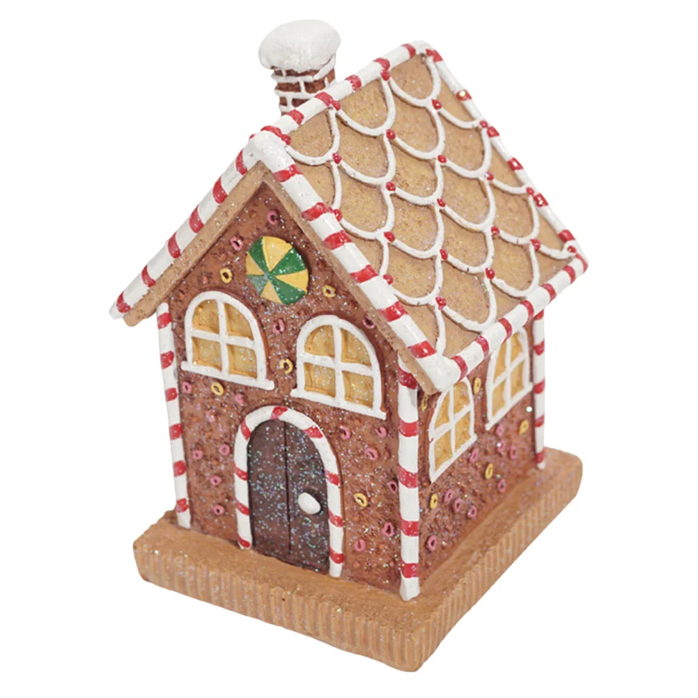 

Snow Village Building Christmas Decorations Table Gingerbread House