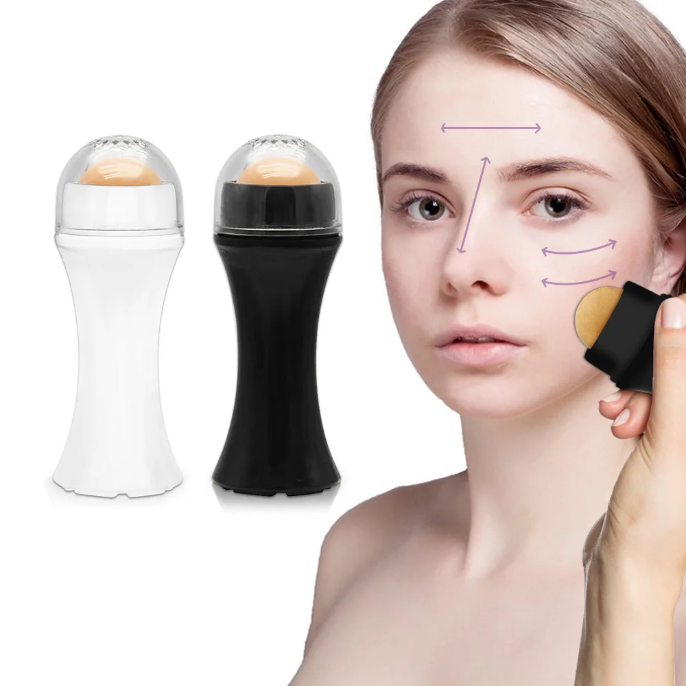 

Natural Volcanic Roller Oil Control Rolling Stone Matte Face Shiny Skin Care Tool Facial Cleaning Oil Removing Rolling Stick