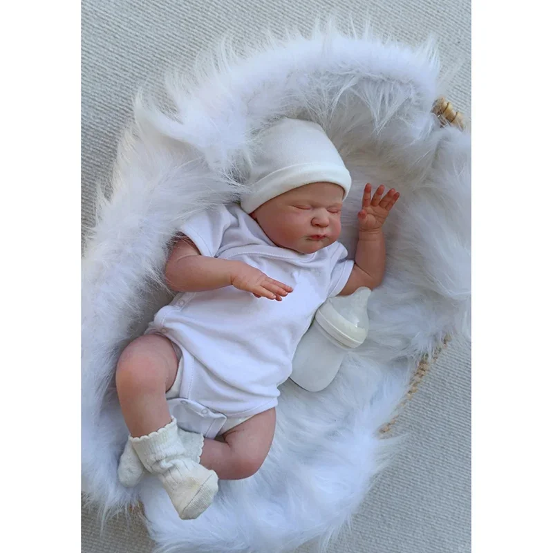 18-дюймовая уже законченная Кукла-младенец с максимальными корнями ресницы