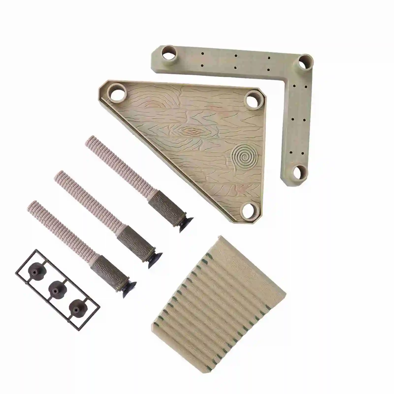 ZK20 Плавающая платформа для рептилий пирс с рампами лестницей украшение