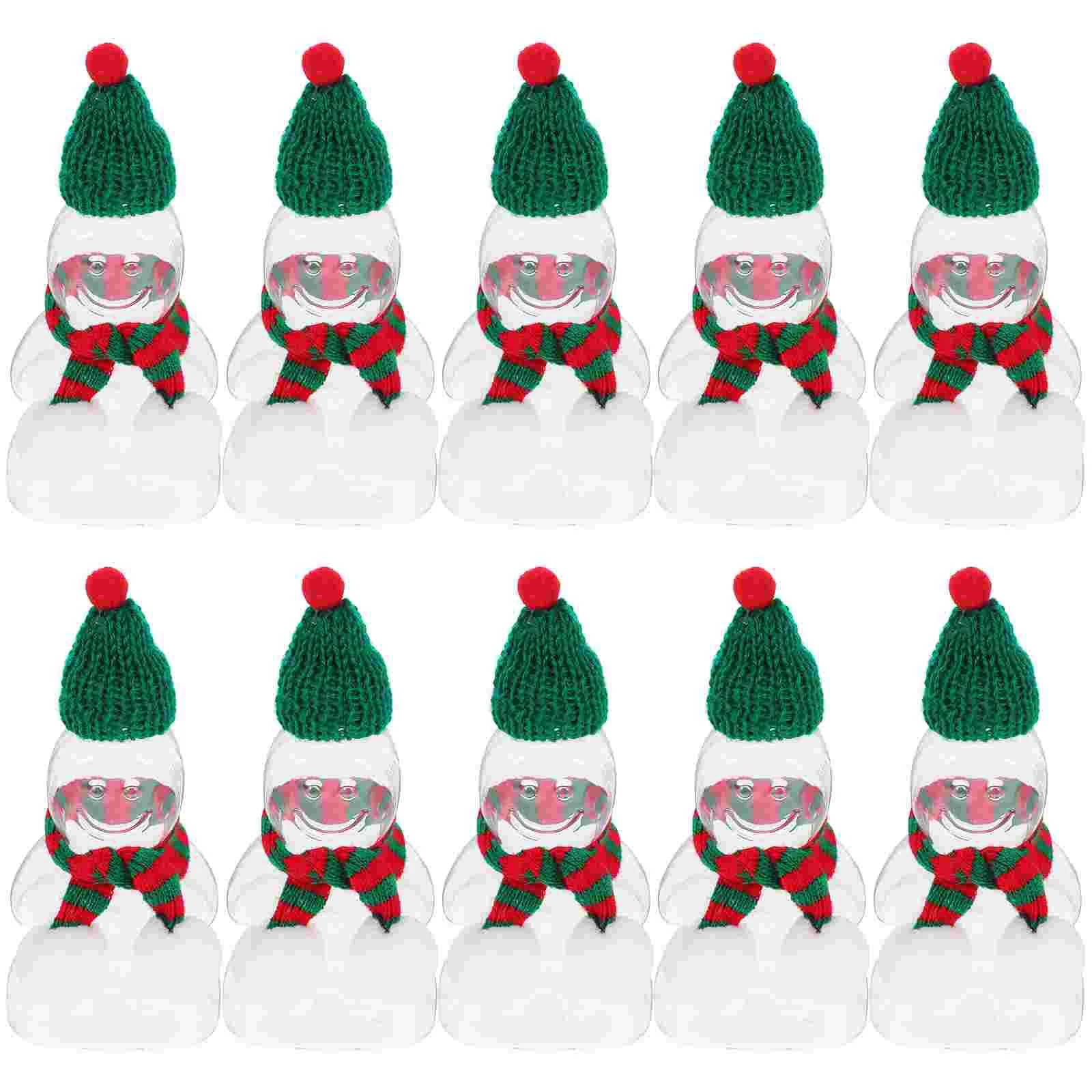 

Christmas Gingerbread Man Bottles Empty Juice Drink Bottle Beverage Bottles With Scarves Hats Party Favors