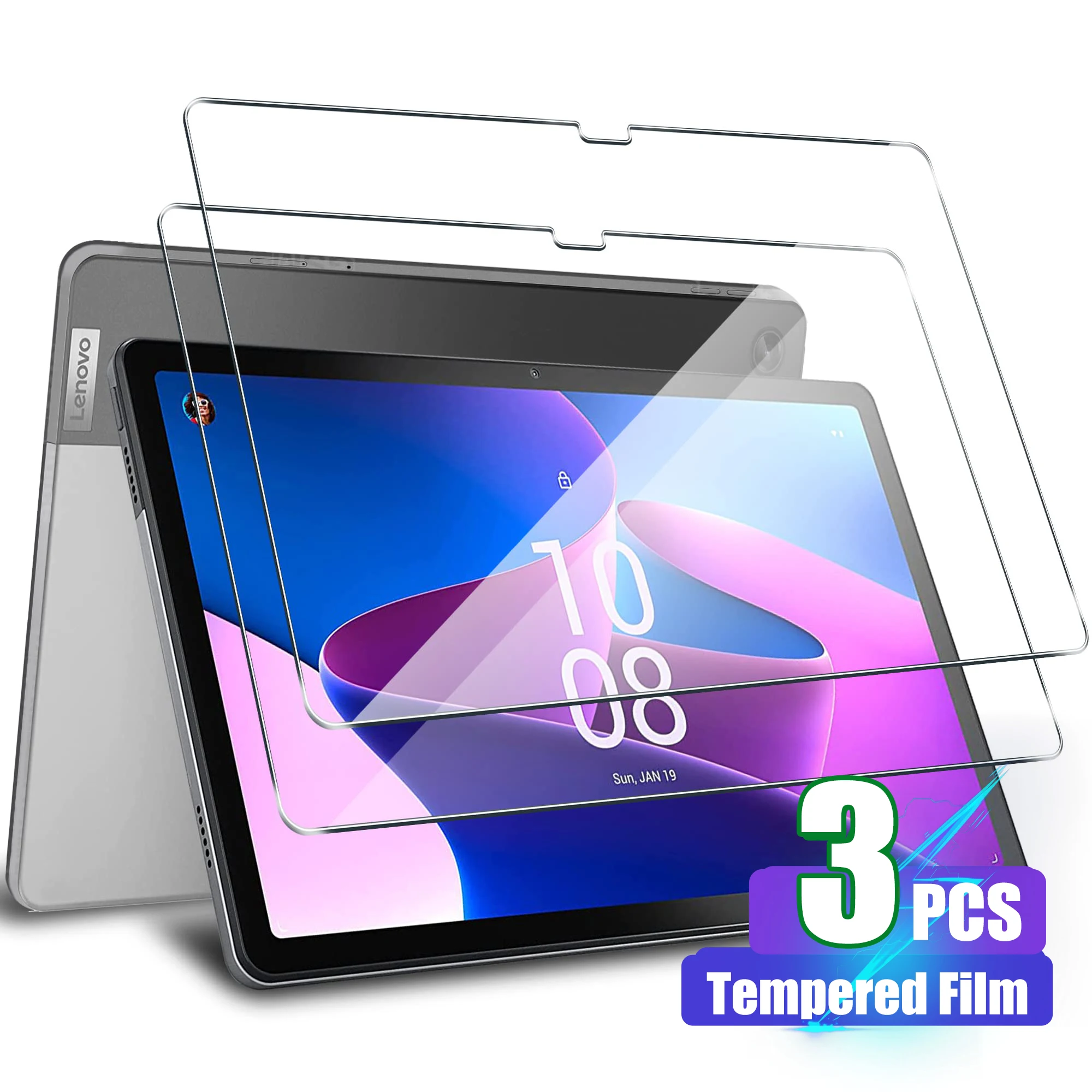 

For Lenovo Tab M10 Plus 3rd Gen Screen Protector 9H Hardness HD Clear Anti Scratch Tempered Glass 10.6 Inch TB128FU TB125FU 2022