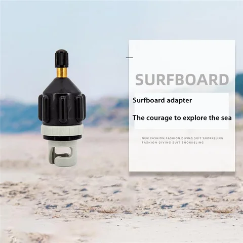 Sup Paddle Воздушная насадка Адаптер воздушного клапана для каяка Бортовой насос Надувной адаптер Насос Разъем для накачивания воздуха Инструмент (черный)