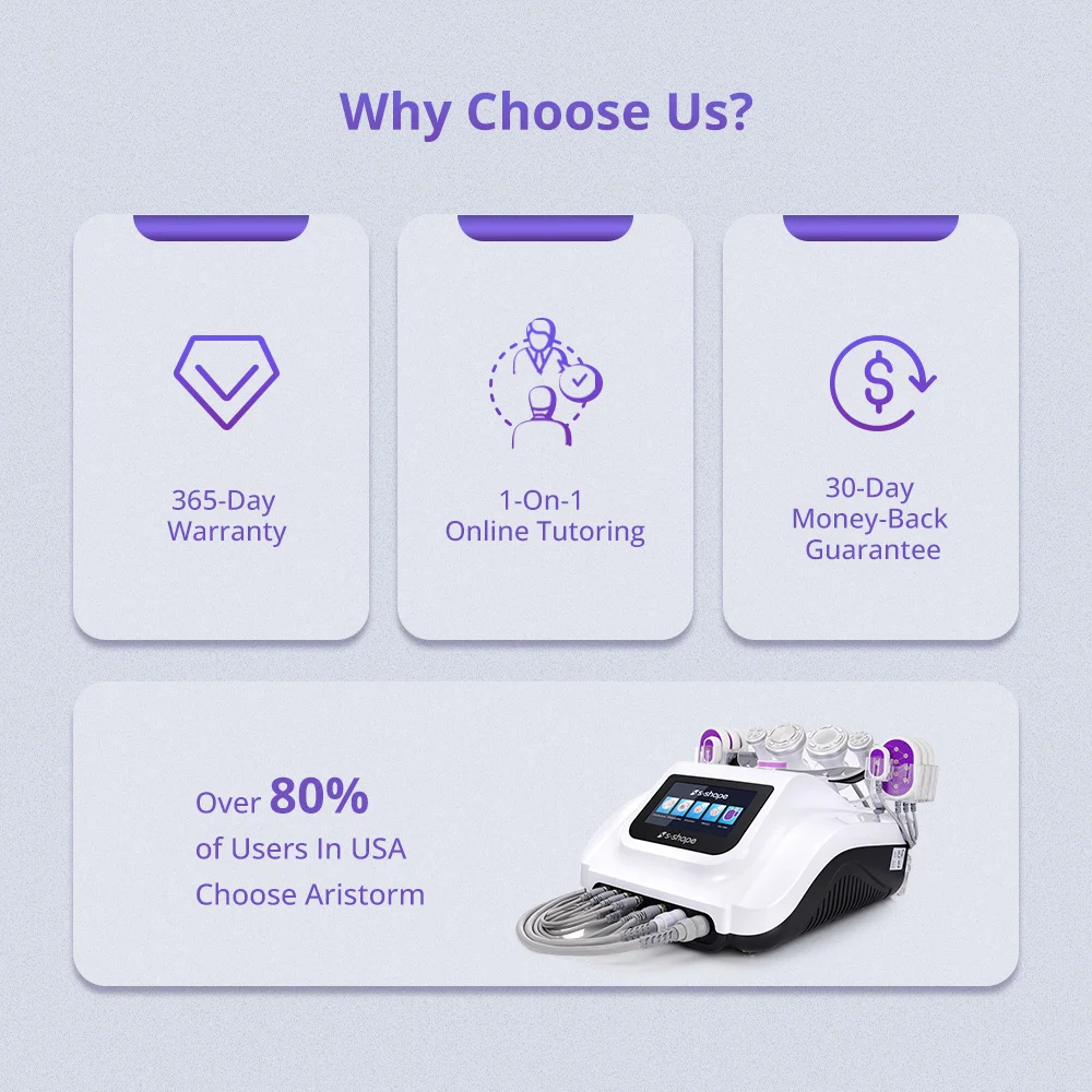 Аппарат S-образной формы Aristorm ультразвуковой аппарат для лифтинга лица бытовой