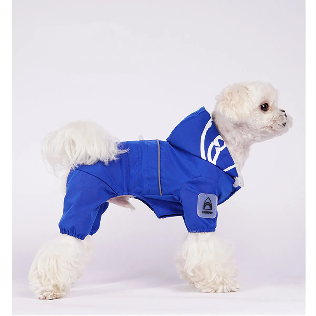 

Pet Cat Dog Waterproof Raincoat Jumpsuit Reflective Hooded Puppy Dog Rain Coat Outdoor Clothes Jacket for Small Dog Pet Supplies