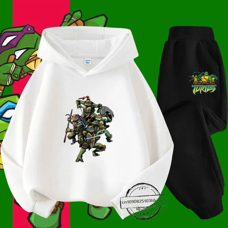 TMNT Детский Осенне-зимний Костюм С Толстовкой Длинными Рукавами Уличная