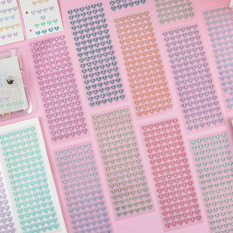 Буквы-Стикеры из ПВХ для подарка Цветные самоклеящиеся буквы скрапбукинга