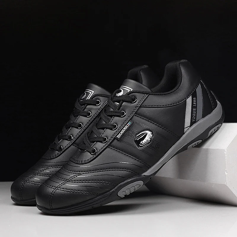 SENAGE New Classic Style Quality Golf Shoes Outdoor Men Anti Slip Jogging   Light Weight Walking Sneakers Spikless Golf Sneake