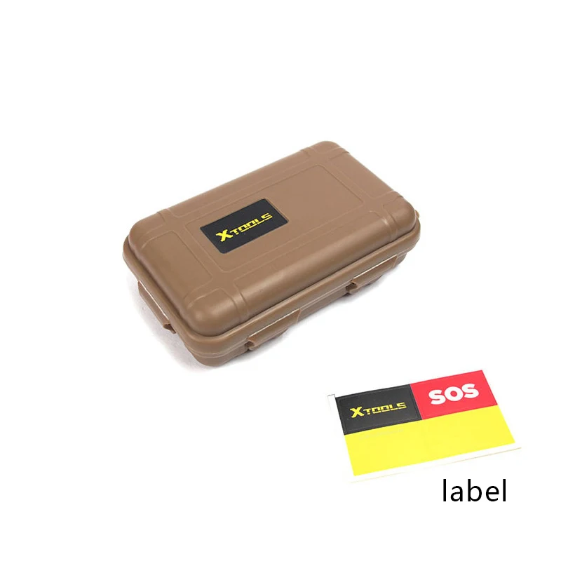 

Уличные противоударные водонепроницаемые коробки, герметичный чехол для выживания, держатель для спичек, небольшие инструменты, EDC, герметичные контейнеры для путешествий