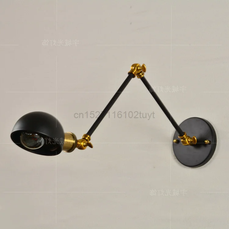 

6pcs Rural Wall Lamp Trumpet Manipulator Flexible Long Rod Universal Room Bedside Restaurant Wall Lamp